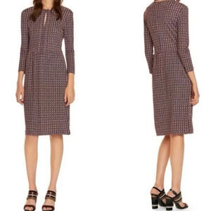 Tory Burch Silk Jersey Knee Length Dress